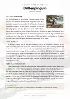 Vorschau - Arbeitsblätter - Brillenpinguin Steckbrief – Lesetext, Lückentext, Weltkarte & Arbeitsblatt - Seite 1