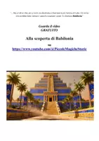 anteprima - Esercizi - Alla scoperta di Babilonia – Schede didattiche - Pagina di copertina