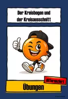 Vorschau - Arbeitsblätter - Differenzierte Übungen: Kreisbogen- und ausschnitt (mit Lösungen) - Deckblatt