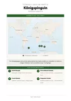Vorschau - Arbeitsblätter - Königspinguin Steckbrief – Lesetext, Lückentext, Weltkarte & Arbeitsblatt - Seite 3