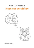 Vorschau - Arbeitsblätter - Lesetagebuch (inkl. 3-Gassen-Lineatur für Basisschrift) - Seite 1