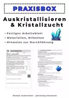 Vorschau - Arbeitsblätter - Kristalle züchten – Trennverfahren | Chemie - Deckblatt