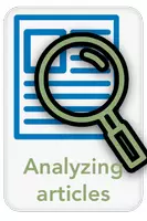 Vorschau - Merkblätter - Analysing non-fictional texts (articles), Sachtextanalyse – umfangreicher method sheet (2 Versionen) - Deckblatt
