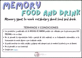 Vista previa - Juegos / Gamificación - Pack learning stations - food and drinks - página 1
