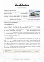 Vorschau - Arbeitsblätter - Weddellrobbe Steckbrief – Lesetext, Lückentext, Weltkarte & Arbeitsblatt - Seite 2