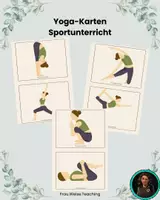 Vorschau - Bildkarten - Yoga-Karten für den Sportunterricht - Deckblatt