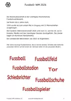 Vorschau - Arbeitsblätter - Fussball-WM 2026 Erstleser - Schweizer Version - Seite 1