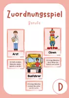 Vorschau - Spiele - Zuordnungsspiel - Berufe (Freiarbeit - Lesen) - Deckblatt