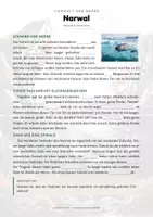 Vorschau - Arbeitsblätter - Narwal Steckbrief – Lesetext, Lückentext, Weltkarte & Arbeitsblatt - Seite 2