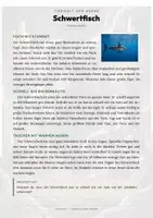 Vorschau - Arbeitsblätter - Schwertfisch Steckbrief – Lesetext, Lückentext, Weltkarte & Arbeitsblatt - Seite 1