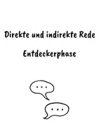 Vorschau - Arbeitsblätter - "direkte und indirekte rede" Einfach / Entdeckerphase - Seite 1