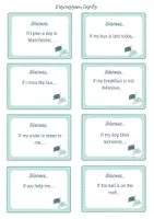 Vorschau - Spiele - Warm up: If clauses Type 1 - Speaking cards - Seite 2