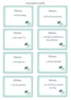 Vorschau - Spiele - Warm up: If clauses Type 1 - Speaking cards - Seite 3