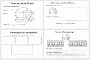 Vorschau - Unterrichtsreihen - 5 Materialien zu Vielfalt am Beispiel von Elmar. - Seite 2
