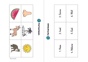 Vorschau - Arbeitsblätter - Partnerlesen Klasse 1 - Flex und Flora 1&2 - Seite 3