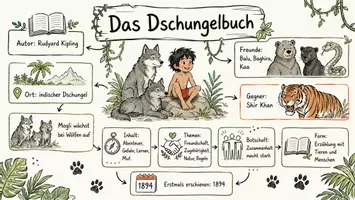 Vorschau - Arbeitsblätter - Lernposter + Arbeitsblatt "Dschungelbuch" + Onlineübung & MP3 + Mindmap + Infografik - Seite 2