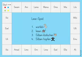 Vorschau - Spiele - Würfel-Lese-Spiele - Flex und Flora Paket 1 - Seite 3