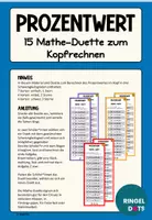 Vorschau - Stationenlernen - Prozentwert im Kopf berechnen Mathe-Duett/Tandem/Rechen-Duo - Seite 1