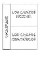 Vista previa - Hojas de trabajo - CAMPOS SEMÁNTICOS y LÉXICOS - página 1