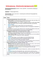 Vorschau - Unterrichtsreihen - Rhythmische Sportgymnastik Q1/Q2 – Reihenplanung & Bewertungsbogen - Seite 1