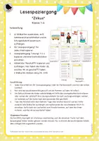 Vorschau - Arbeitsblätter - Lesespaziergang Zirkus in 4 Lesestufen - Seite 1