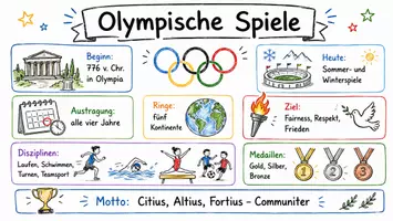 Vorschau - Arbeitsblätter - Lernposter + Arbeitsblatt "Olympische Spiele" + Onlineübung & MP3 + Mindmap + Infografik - Seite 2