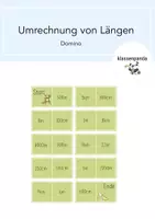 Vorschau - Spiele - Längen Domino (cm, m, km) - Deckblatt