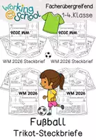 Vorschau - Arbeitsblätter - Fußball WM 2026 - Deckblatt