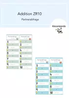 Vorschau - Spiele - Addition Zahlenraum 10 Partnerabfrage - Deckblatt