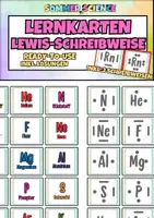 Vorschau - Mal- und Bastelvorlagen - Lewis Schreibweise Lernkarten BUNT Klasse 8–10 – Valenzelektronen einfach erklärt & üben | sofort einsetzbar - Deckblatt