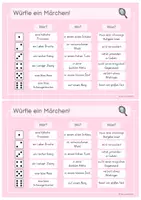 Vorschau - Arbeitsblätter - Würfelgeschichten | Paket 2 | freie Schreibzeit | Kl. 1-4 - Seite 1
