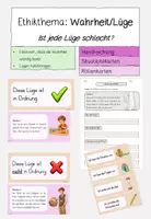 Vorschau - Stundenentwürfe - Wahrheit/Lüge - Ist jede Lüge schlecht? - Deckblatt