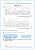 Vorschau - Arbeitsblätter - Slavery Go Ahead 8 Unit 4: Charakteranalyse Jim aus Mark Twains "Tom Sawyer und Huckleberry Finn" und James aus Percival Everetts "James" - Deckblatt