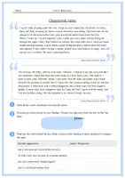 Vorschau - Arbeitsblätter - Slavery Go Ahead 8 Unit 4: Charakteranalyse Jim aus Mark Twains "Tom Sawyer und Huckleberry Finn" und James aus Percival Everetts "James" - Seite 1
