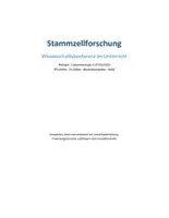 Vorschau - Unterrichtsreihen - Stammzellenforschung: – Wissenschaftliche Konferenz im Klassenzimmer - Seite 2