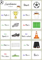 Vorschau - Spiele - Lesedomino: Fußball - Deutsch / DaZ (Lesespiel, Wortschatzspiel, Domino) - Seite 2