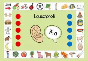 Vorschau - Spiele - Lauschprofi Ä/ä: Lernspiel zur Förderung der Lautanalyse - Seite 1