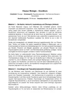 Vorschau - Arbeitsblätter - Materialpaket: Biologie-Klausuren - Mit GK und LK-Version - Deckblatt
