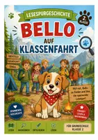 Vorschau - Arbeitsblätter - Lesespur Klasse 2/3 - Bello auf Klassenfahrt - Deckblatt