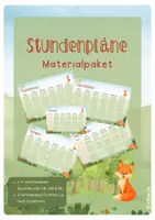 Vorschau - Anderer Materialtyp - Stundenplan in verschiedenen Varianten - Seite 1