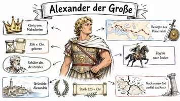 Vorschau - Arbeitsblätter - Lernposter + Arbeitsblatt "Alexander der Große" + Onlineübung & MP3 + Mindmap + Infografik - Seite 2