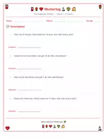 Vorschau - Arbeitsblätter - Sachaufgaben Muttertag – Textaufgaben Alltag Klasse 2-4 - Seite 1