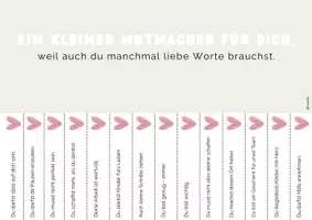 Vorschau - Poster - Kleine Mutmacher-Abreißzettel - Seite 2