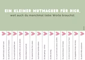 Vorschau - Poster - Kleine Mutmacher-Abreißzettel - Seite 3