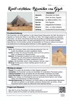 Vorschau - Arbeitsblätter - Kunst verstehen: Pyramiden Infoblatt mit QR-Code zum interaktiven Erkunden - Seite 1