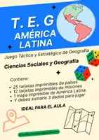 Vista previa - Juegos / Gamificación - Juego Táctico y Estratégico de América Latina - página 1