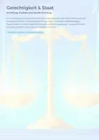 Vorschau - Unterrichtsreihen - Gerechtigkeit & Staat – KOMPLETTE Unterrichtsreihe (60 Seiten) | Rawls, Nozick, Utilitarismus & Sozialstaat (Sek II) - Deckblatt