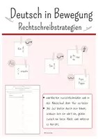 Vorschau - Arbeitsblätter - Deutsch in Bewegung: Rechtschreibstrategien (FRESCH) - Deckblatt