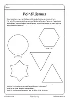Vorschau - Stundenentwürfe - Pointillismus Herbst | Kunst Grundschule | Tupftechnik & Farbwirkung - Seite 2