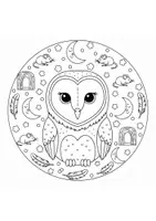 Vorschau - Mal- und Bastelvorlagen - Vögel Mandala zum Ausmalen | 10 Motive - Seite 2